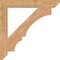 Ekena Millwork Balboa Slat Smooth Bracket, Western Red Cedar, 5 1/2"W x 46"D x 46"H BKT06X46X46BOA06SWR - alternate 2